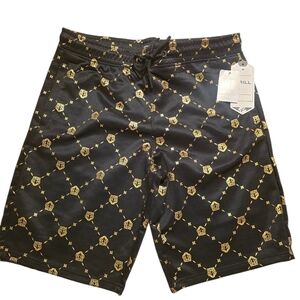 Drill Clothing Co Men's Medium  Black and Gold Shorts NWT Tiger